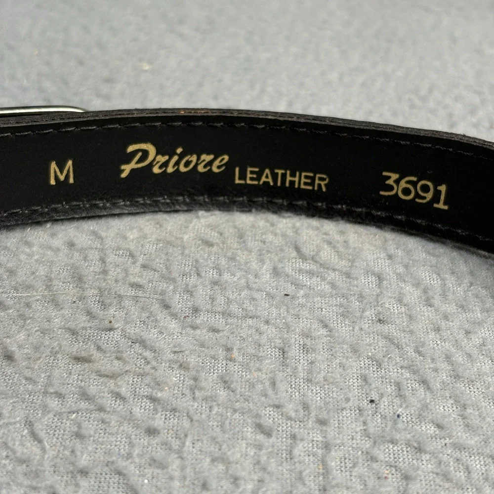 Priore leather belt